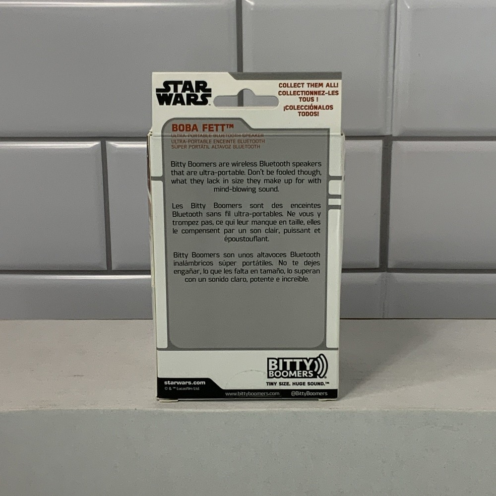 Bitty Boomers Star Wars Book of Boba Fett - Boba Fett Bluetooth Speaker - Picture 3 of 6